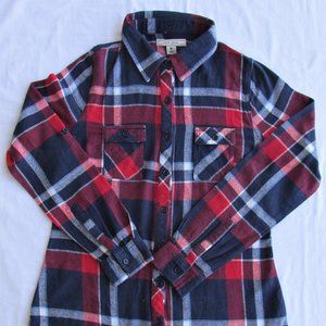 Adam Levine Girl's Cotton Flannel Shirt Size Medium